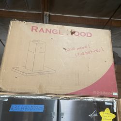 Box Range Hood Island Stainless Steel W 36