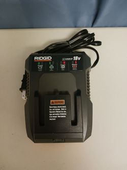 Ridgid 18 volt battery charger. New