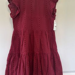 Burgundy Dress Size M