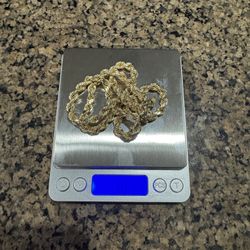Gold Rope Chain 10k 7MM ❌sold❌