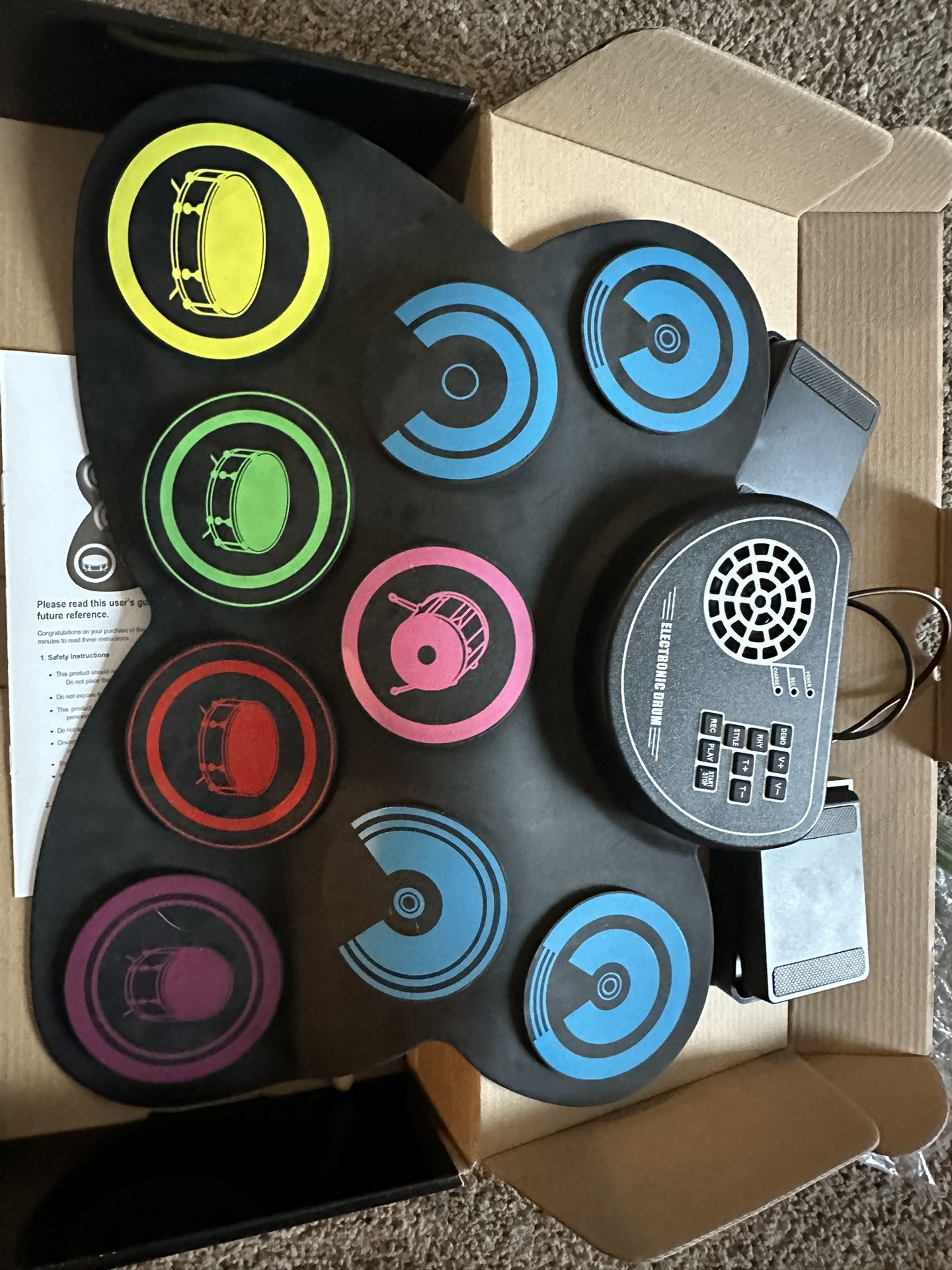 Electronic Drum Set Like NEW