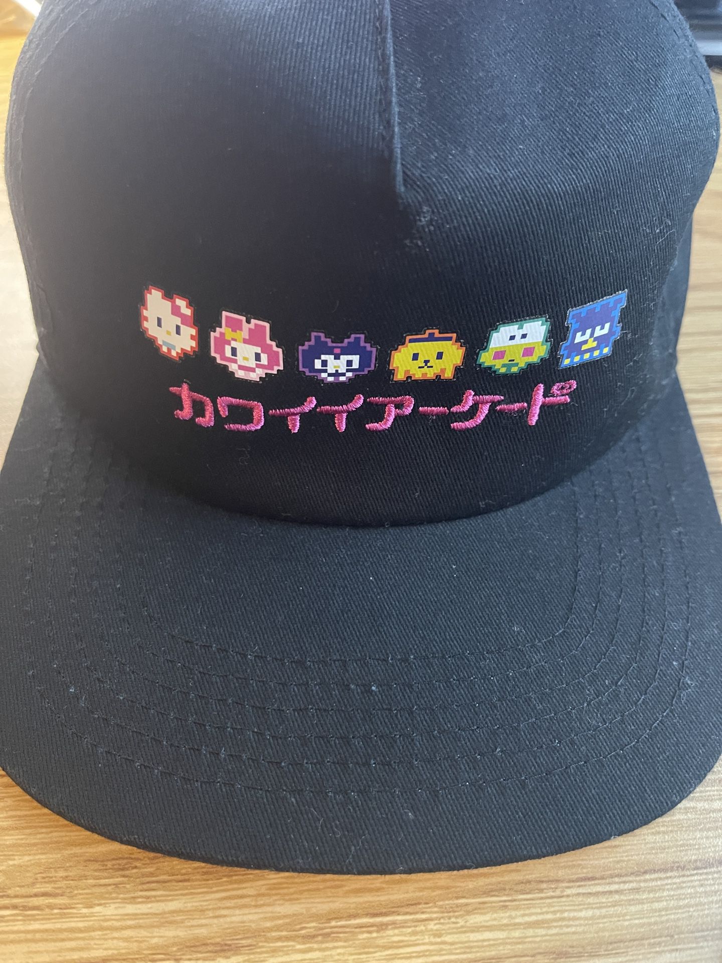 Cute Sanrio Black and Pink Cap For Women