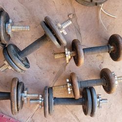 weights dumbbells vintage weights