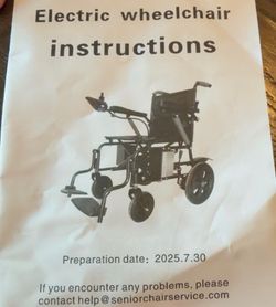 🚨  New Lightweight Folding Electric Wheelchair 🚨