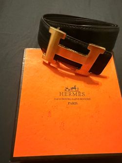 Hermès H Buckle Leather Belt