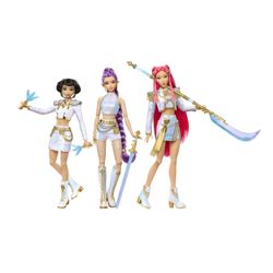 Mattel Creations HUNTR/X Rumi Mira Zoey "What It Sounds Like" 3-Pack KPop Demon Hunters Doll Set