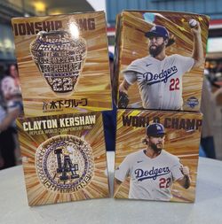 Dodgers Kershaw ring sga 9/22 NIB