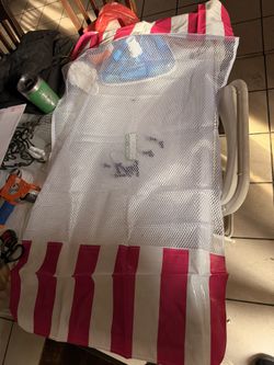 Inflatable Swimming Pool PVC Float Lounge, Pink | Multi-Purpose Water Hammock