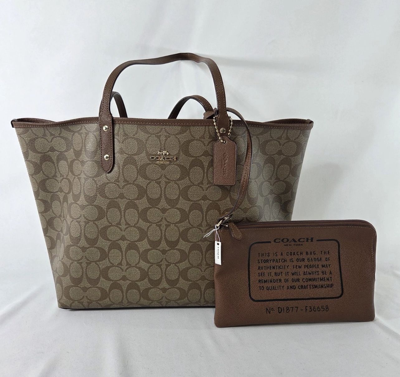 Coach Signature Reversible Tote Bag