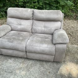 Microsuede Loveseat 