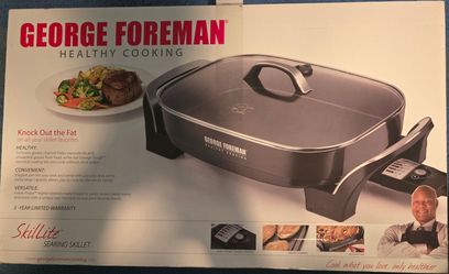 George Foreman Helping Cooker Electric Skillet