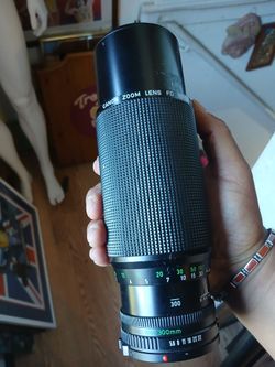 vintage Canon FD 100-300mm