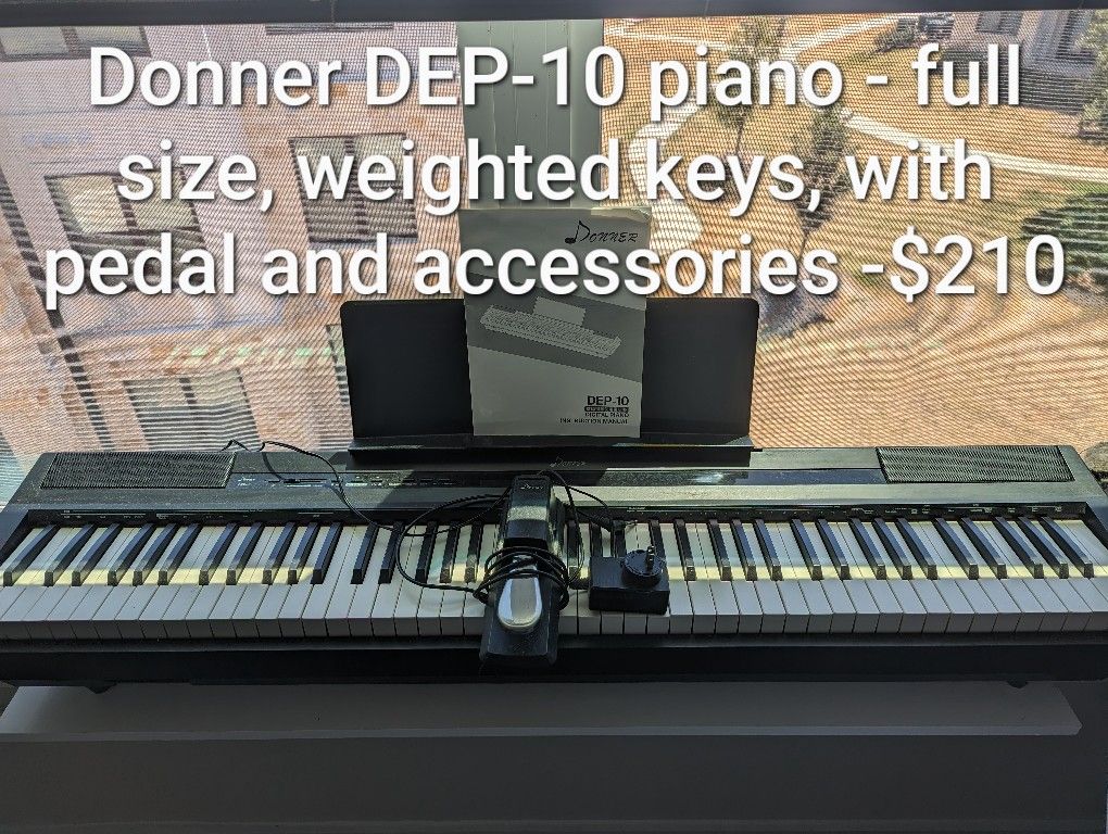 DONNER DEP-10 Piano Numérique Donner DEP-10 + accessoires