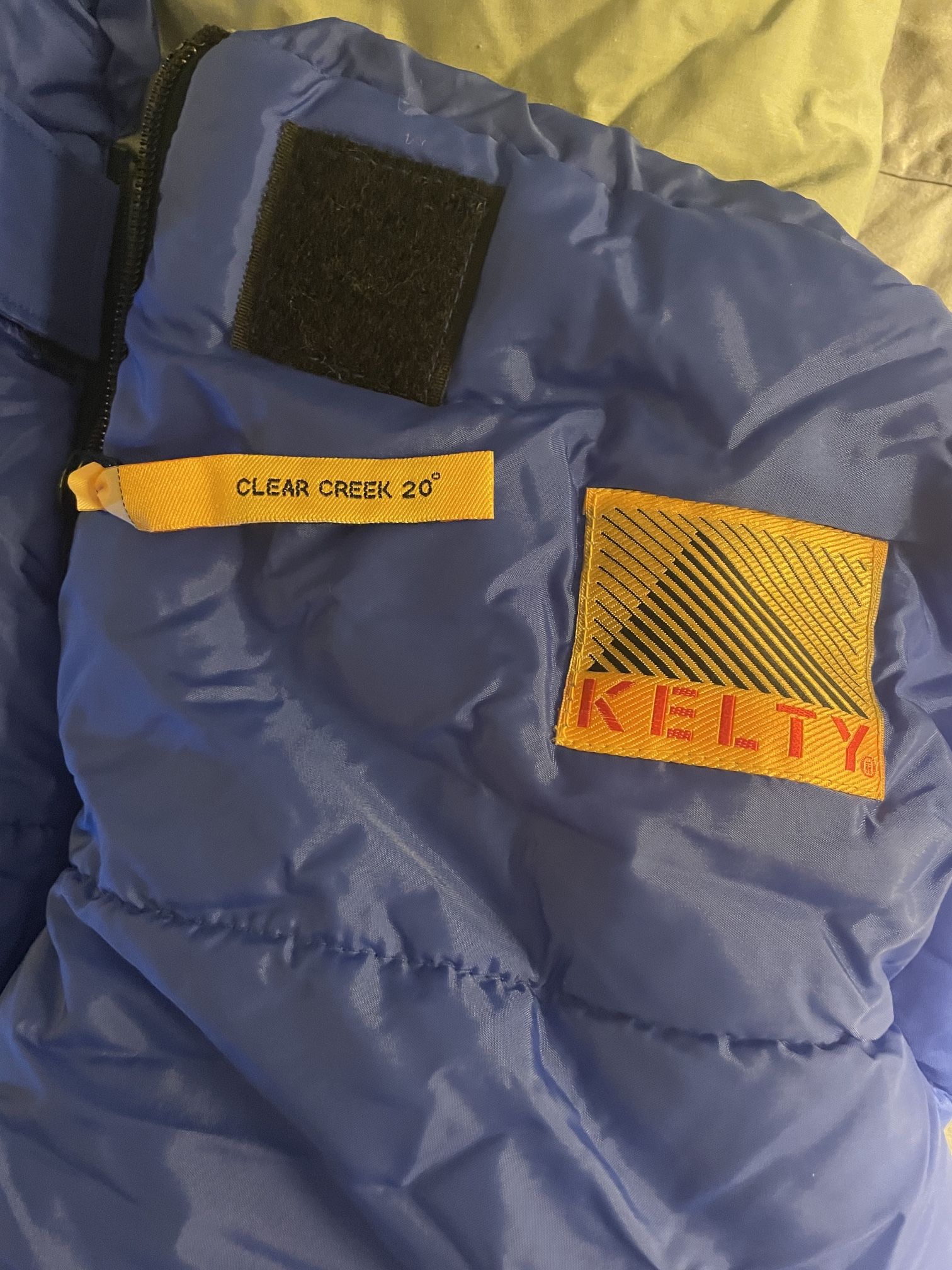Kelty Clear Creek Sleeping Bag-never used