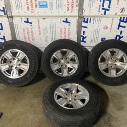 Chevrolet Rims And Tires For 2017 Chevy Silverado. Lug Nuts Included