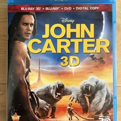 John Carter 3D—3D Blu-ray+Blu-ray +DVD+Digital Copy Disc