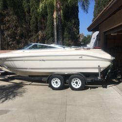 1992 One owner low hours stored indoors never in salt water xlnt condition great family boat Searay 21’6” LOA 4.3 V-6 Mercruiser Overnighter
