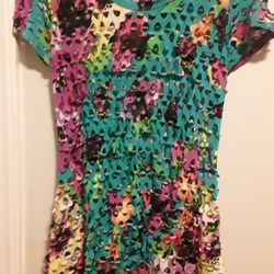 Colorful Fishnet Shirt 