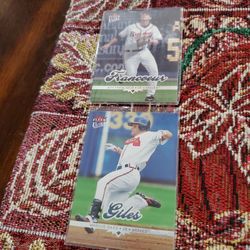 Atlanta Braves Baseball Cards Lot 