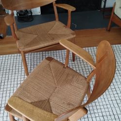 Hans Wegner Mid Century Lounge Chairs