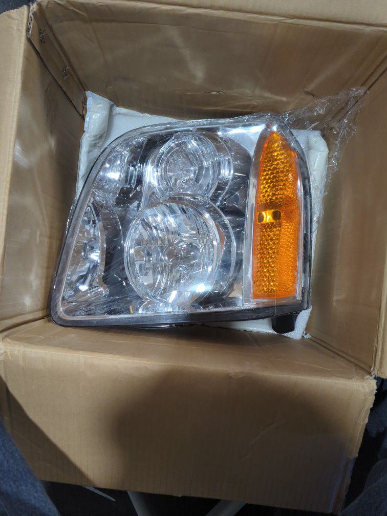 For 2007-2014 GMC YUKON DENALI  XL1(contact info removed) Chrome Front Headlight (Left)Lamp