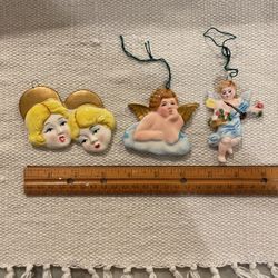 1979  Porcelain Angel Collectibles (3 Items)