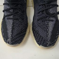 Adidas Yeezy Boost 350 V2 Low Carbon Size 10  FZ5000 Black Grey Kanye West Men 