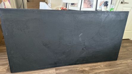 Unfinished abstract painting
