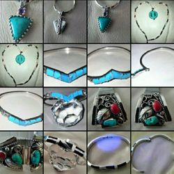 Sterling Silver And Turquoise Jewelry