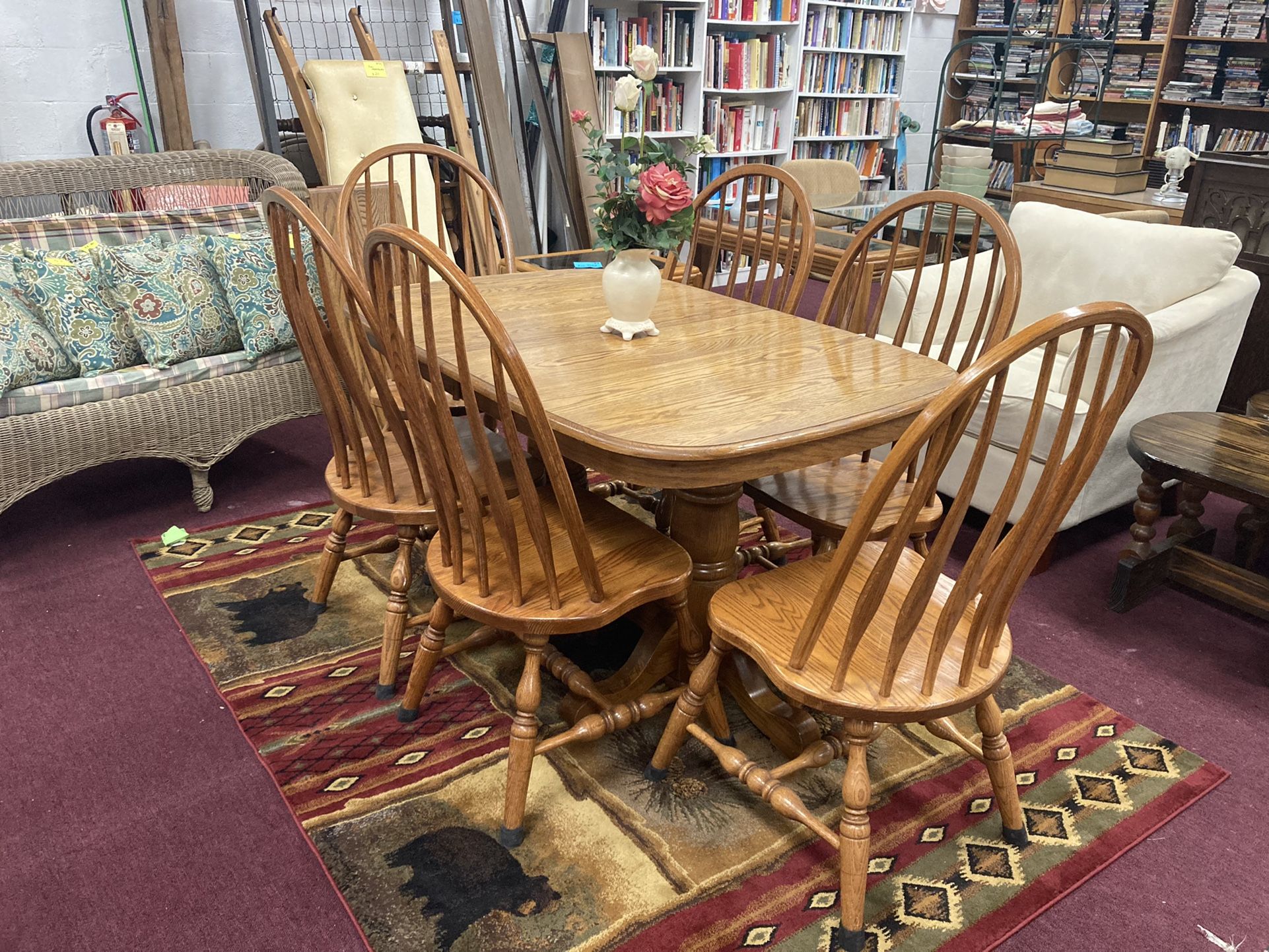Oak Table And Chairs