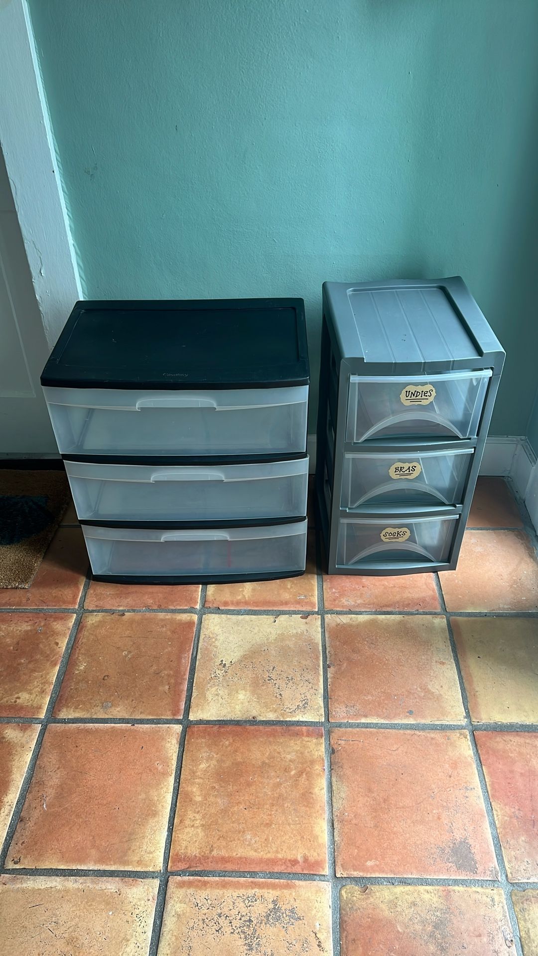 Plastic Storage Drawers