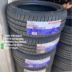 195/50/15 Atlander Set of Tires Installed and Balanced Set de Llantas Nuevas Instaladas y Balanceadas