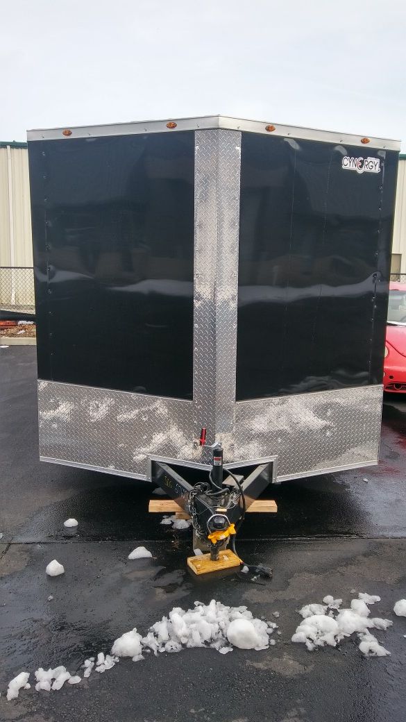 ENCLOSED VNOSE ALUMINUM TRAILERS ALL SIZES