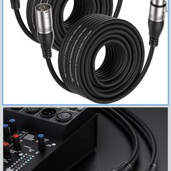 XLR cable 50 feet two pack