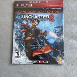 Uncharted 2  (Game Of The Year Edition ) NEW Ps3 