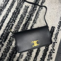New !Celine! Shoulder Bag - Black 