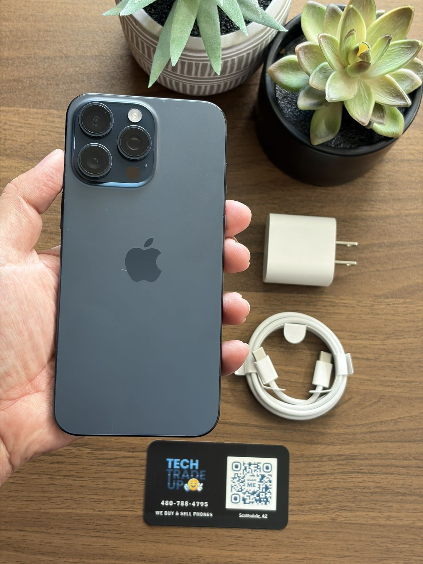 iPhone 15 Pro Max 256Gb Blue π Cricket