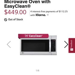 Microwave Oven With Easy clean 