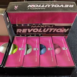 MAXFLI Revolution Multi-color Golf Balls Sets & Pinnacle Golf Balls For Women