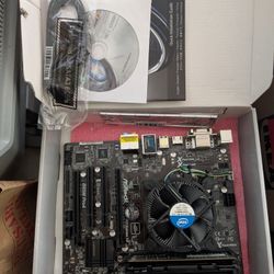 Intel Motherboard With CPU & ram