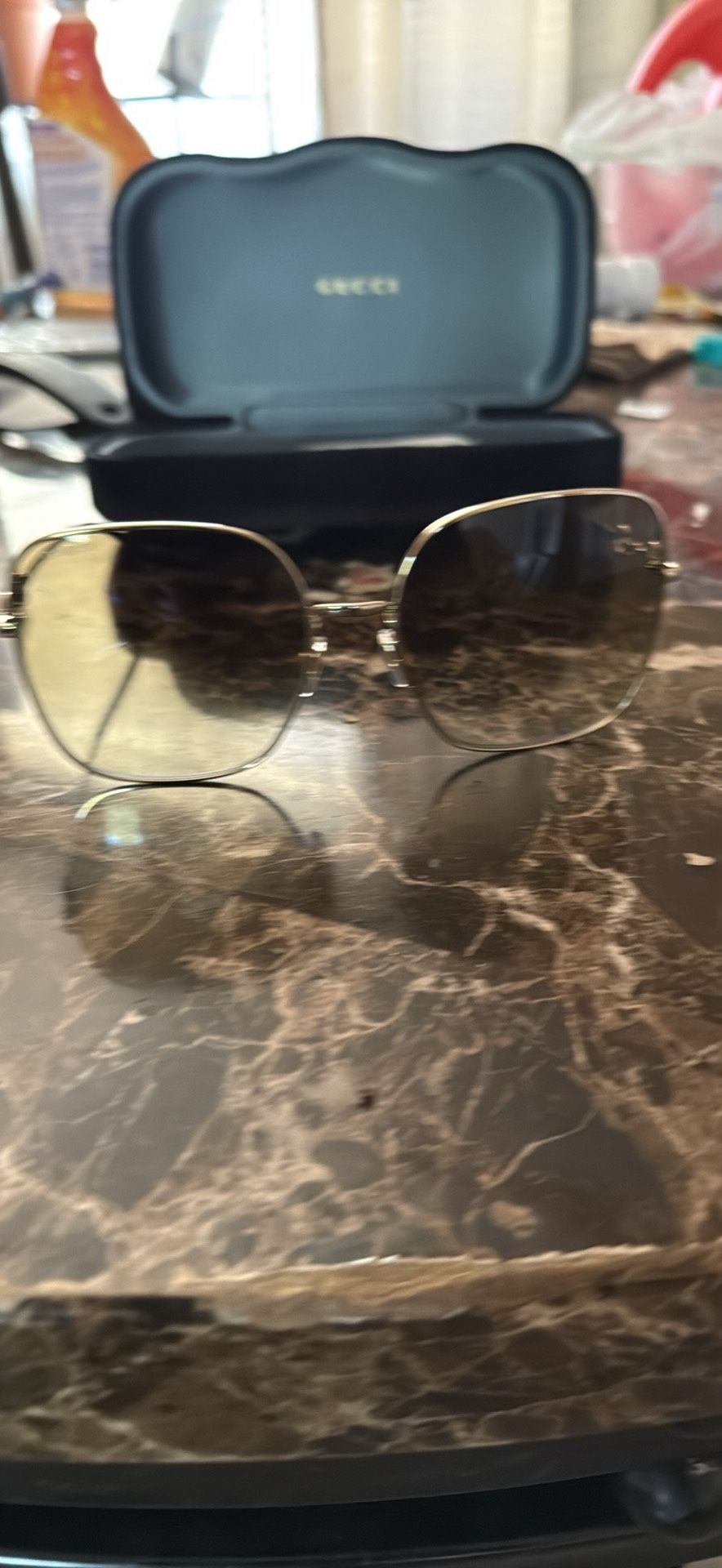 Gucci Oversized Frame Sunglasses 