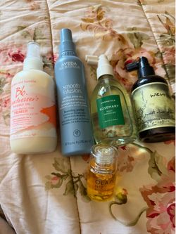 Hair treatment and styling blow dry spray