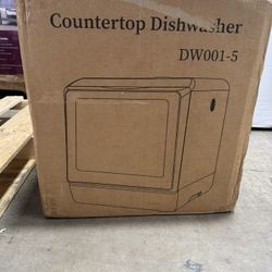 EUHOMY Countertop Dishwasher Portable with 6 Programs, 5L Built-in Water Tank for Apartments & RV, 167℉ High-Temp, No Hookup Needed, Mini Dishwasher 