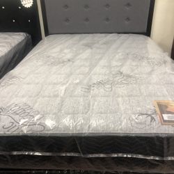 New Full Size Bed With New Mattress and Boxspring Included 