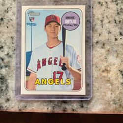 Shohei Ohtani Official Rookie Card Topps Heritage 600