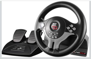 SuperDrive Steering Wheel and Pedals