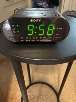 Sony Electric Clock/Alarm/Radio