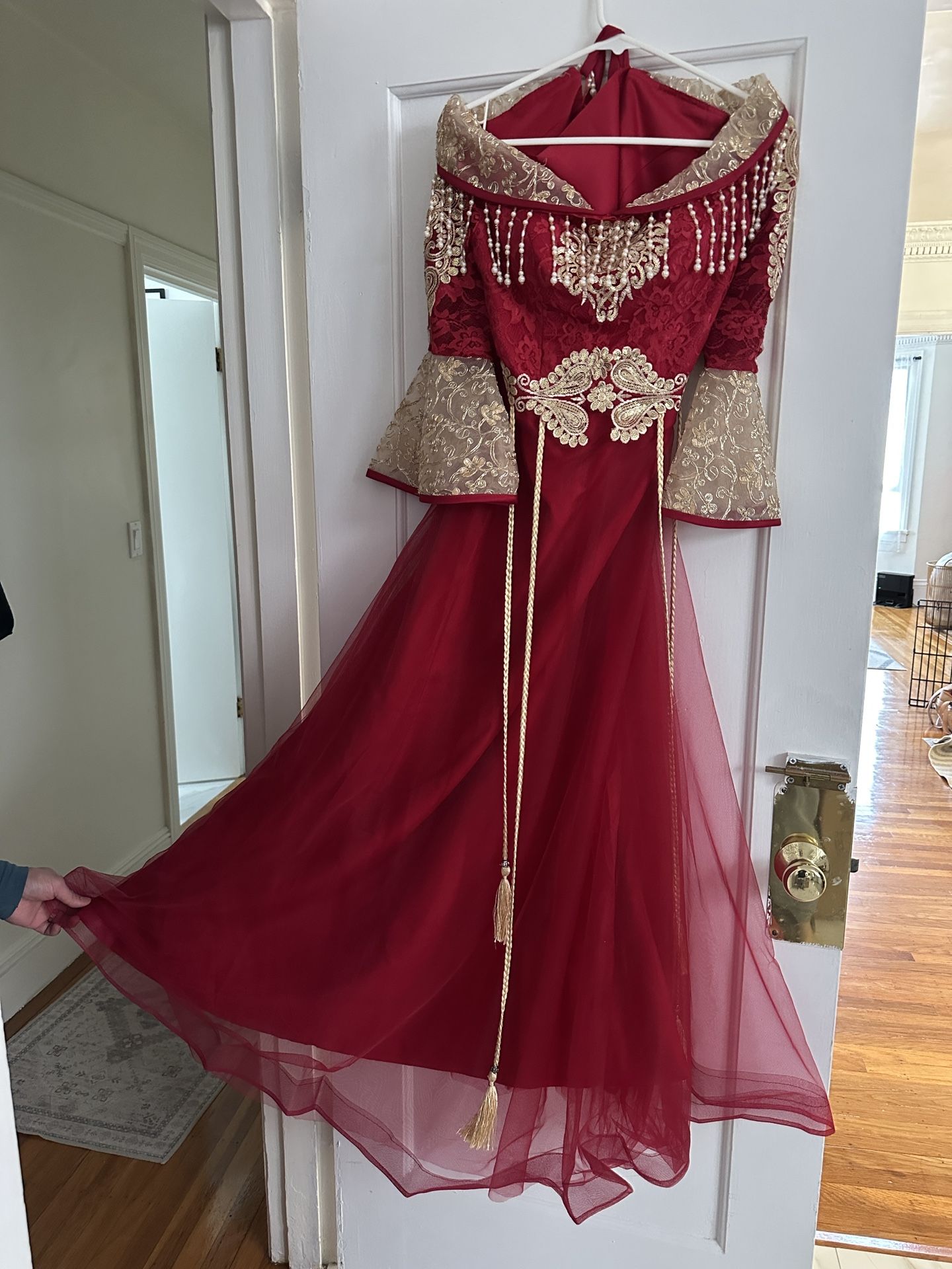 Cheongsam Qipao Red chinese wedding dress