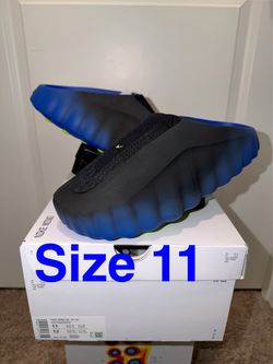 Nike MIND 001 SLIDES FLYKNIT BLACK BLUE SIZE 11 NEW Travis Union OFF-white