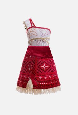 Kids Moana Dress 5-6 T  (130)